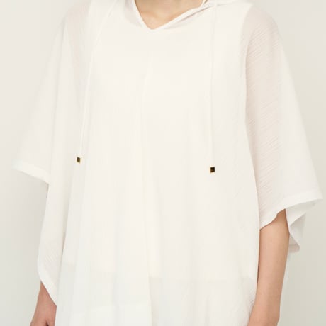 【CHIGNON】[1262-305KK] ｼｱｰﾒｯｼｭﾎﾟﾝﾁｮTOPS