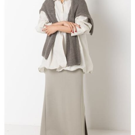 【YENN】[Y263-21082] W JERSEY MAXI SK
