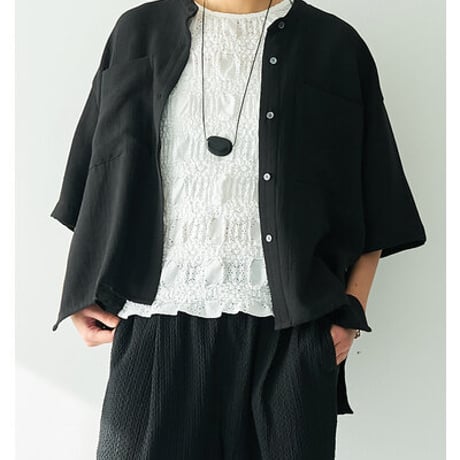 【YENN】[Y262-81053] SHRUNK LACE TANKTOP