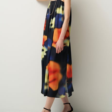 【CHIGNON】[5563-622MK] ﾌｫｸﾞﾌﾗﾜｰﾌﾟﾘﾝﾄOP