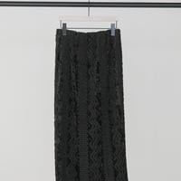 【CHIGNON】[2864-145GL] ﾍﾞﾛｱ刺繍ﾍﾟﾝｼﾙSK（ﾌﾞﾗｯｸﾜﾝｶﾗｰ）