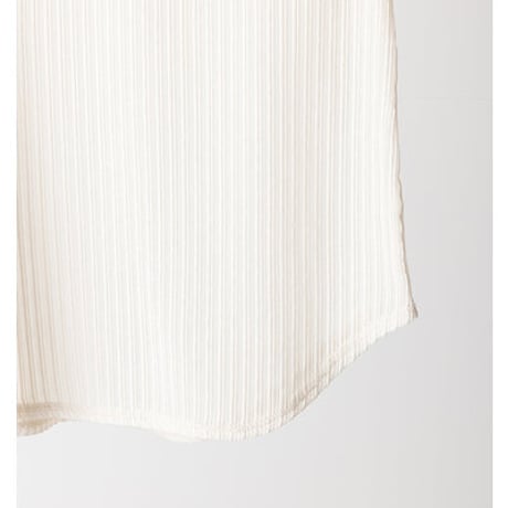 【YENN】[Y263-82086] STRIPE SHEER RIB TEE