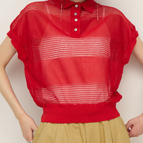 【CHIGNON】[9862-397GS] ｽｶｼﾎﾞｰﾀﾞｰﾎﾟﾛﾆｯﾄ
