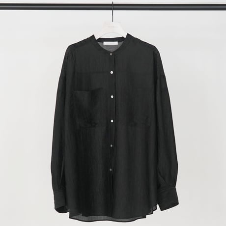 【CHIGNON】[1563-637YM] ｼｱｰﾙﾐｵｰﾊﾞｰBL