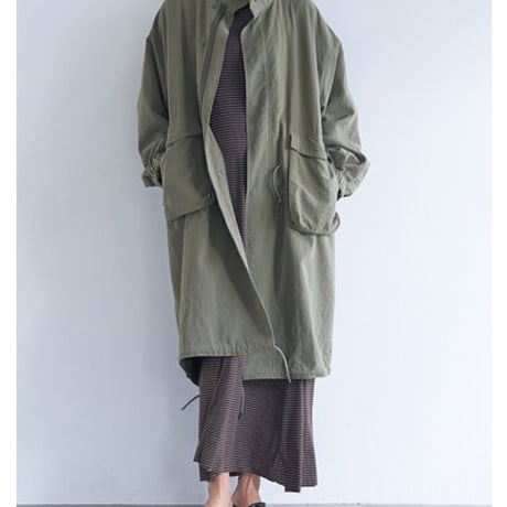 【YENN】[Y263-42090] WASHED LONG COAT
