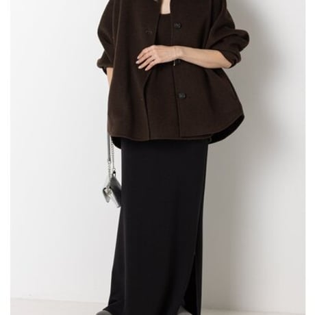 【YENN】[Y263-71103] W FACE COLLARED JK