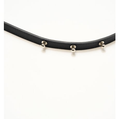 ★追加生産決定商品★【YENN】[Y252-02057-6] CHAIN BELT POUCH（ブラック）