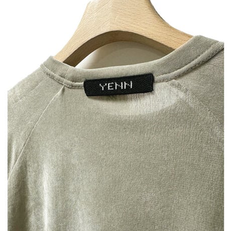 ★追加生産決定商品★【YENN】[Y254-81115] FLOCKY TULLE PO