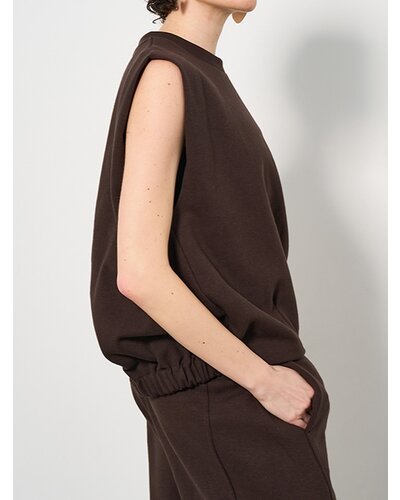【YENN】25AW Y253-81077 SLEEVELESS SWEAT POノースリーブスウェット YENN（イエン）SLEEVELESS SWEAT PO /Y253-81077 | B'2nd（ビー