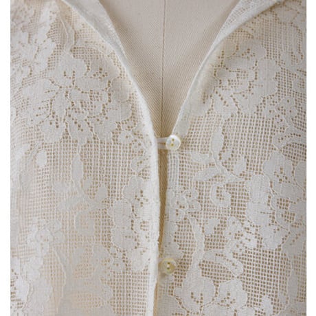 【YENN】[Y262-12047-2]] PORTABLE LACE HOODIE