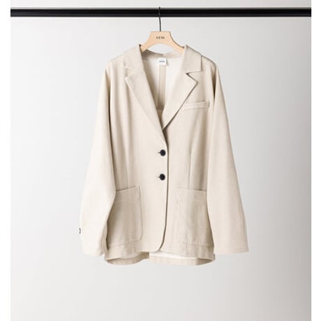 【YENN】[Y263-41091] FADED JERSEY JACKET