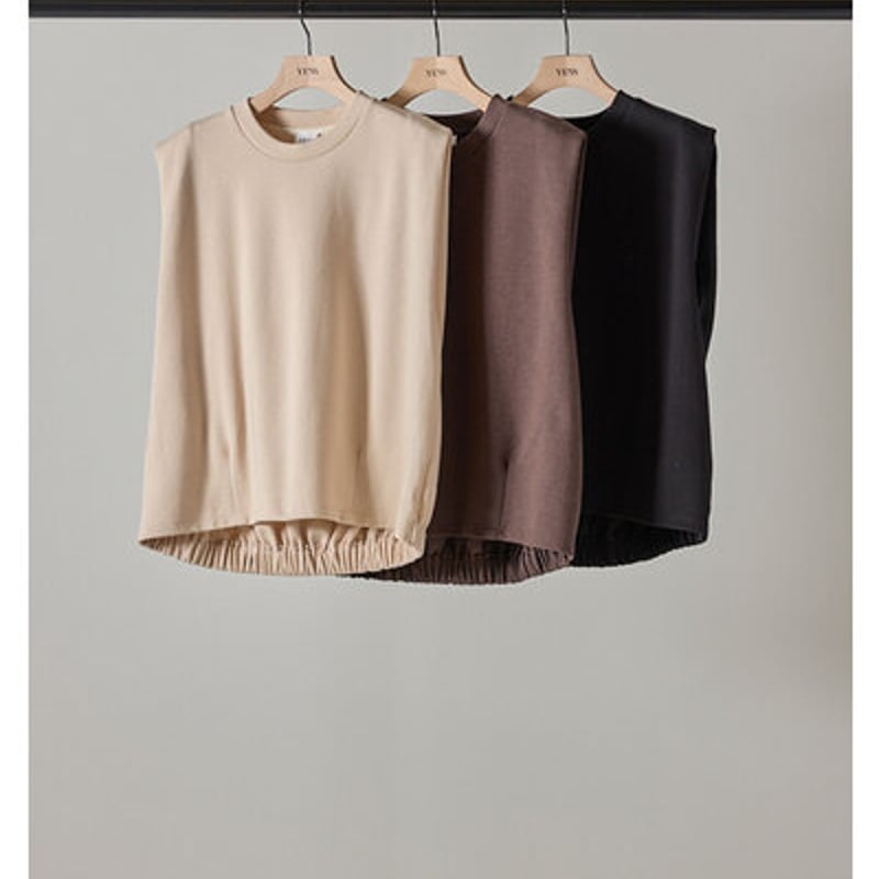 【YENN】25AW Y253-81077 SLEEVELESS SWEAT POノースリーブスウェット YENN（イエン）SLEEVELESS SWEAT PO /Y253-81077 | B'2nd（ビー