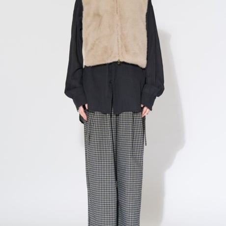 【CHIGNON】[4964-008MK] ﾌｪｲｸﾌｧｰﾄﾞｯｷﾝｸﾞﾍﾞｽﾄ