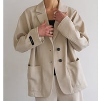 【YENN】[Y263-41091] FADED JERSEY JACKET