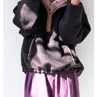 【YENN】[Y254-41126-4] SHAGGY HALF ZIP JK