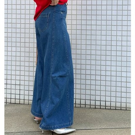 【Mewl】[M261-33017] ｽｰﾊﾟｰﾜｲﾄﾞﾃﾞﾆﾑ（ブルー）