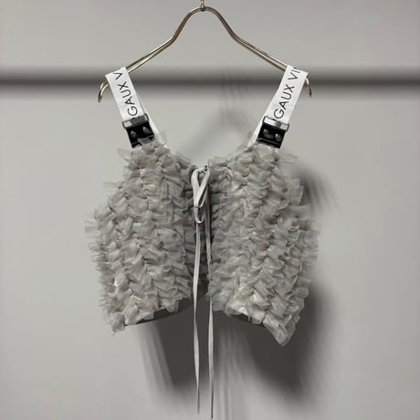 【MARGAUX VINTAG】フリルショートビスチェ