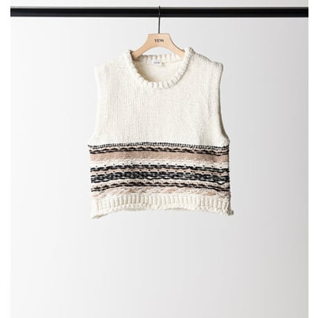 【YENN】[Y263-91099] MOLE JACQUARD VEST