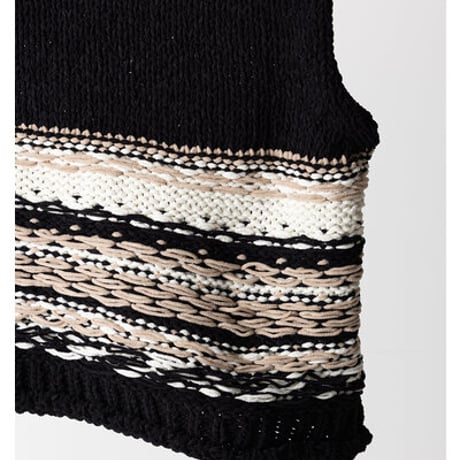 【YENN】[Y263-91099] MOLE JACQUARD VEST