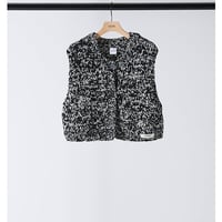 ★追加生産決定商品★【YENN】[Y254-91117-2] MIX HAND KNIT VEST（ブラック）