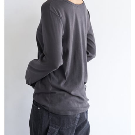 【YENN】[Y263-82089] U-NECK LONG TEE