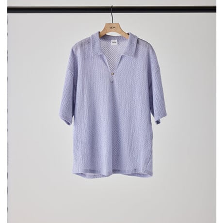 【YENN】[Y262-12055] KEY NECK BLOUSE