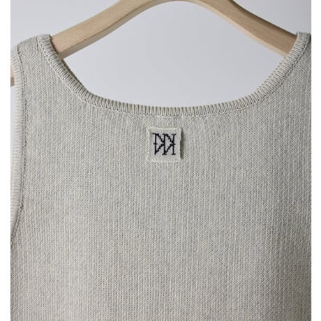 【YENN】[Y261-91017] BOAT NECK KNIT VEST