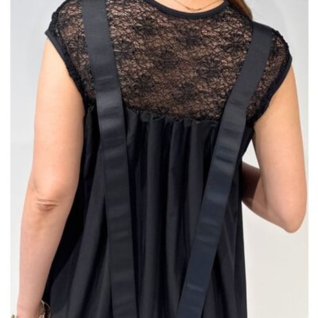 【Mewl】[M262-83092] ﾚｰｽﾌﾚﾝﾁﾀﾝｸ