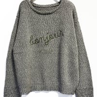 【CHIGNON】[9456-487DP] ﾛｺﾞｺｯﾄﾝﾆｯﾄPO