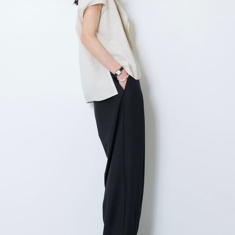 【CHIGNON】[1263-632MK] ﾗｲﾝﾌﾛﾝﾄｶｰﾌﾞﾍﾑｼｬﾂPO