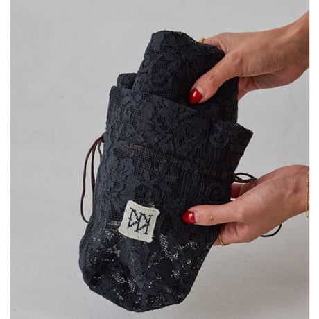 【YENN】[Y262-12047-2]] PORTABLE LACE HOODIE