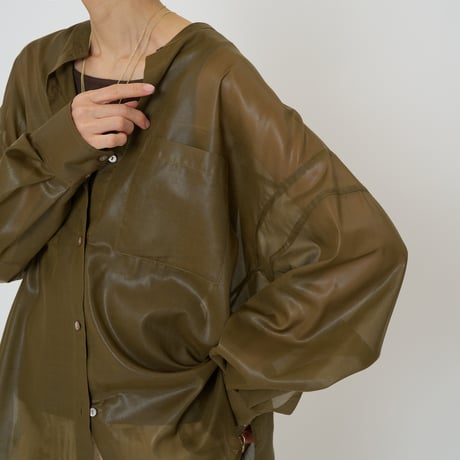 【CHIGNON】[1861-004KK] ｼｱｰﾁﾝﾂｵｰﾊﾞｰSH