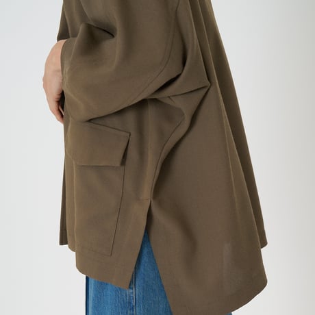 【CHIGNON】[4561-027BZ] ｻﾏｰﾒｯｼｭ麻混ﾄﾞﾙﾏﾝJK