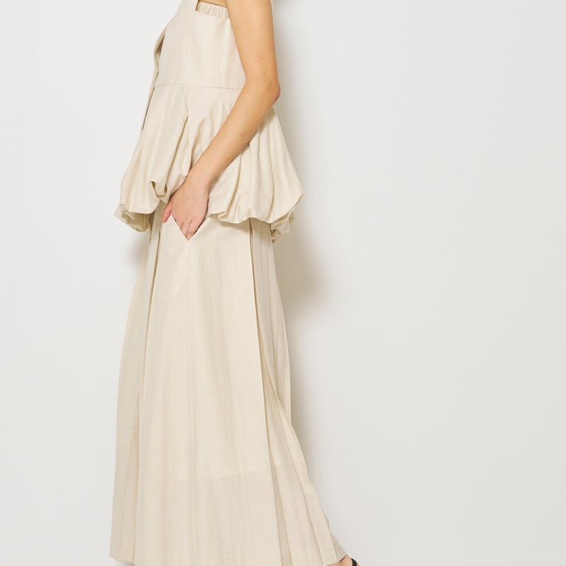 Mewl】[M251-33119] ﾘﾈﾝ混ｽｶｰﾄPT | CUTE DEUX ONLIN