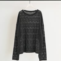 【CHIGNON】[9561-088GS] ｸﾗｯｼｭﾄﾞｯﾄﾆｯﾄ