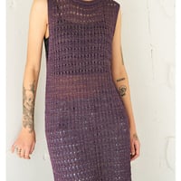 【YENN】[Y262-92063] OPENWORK KNIT OP
