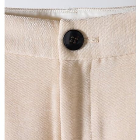 【YENN】[Y254-31136] MOLE TWILL TUCK WIDE  PT