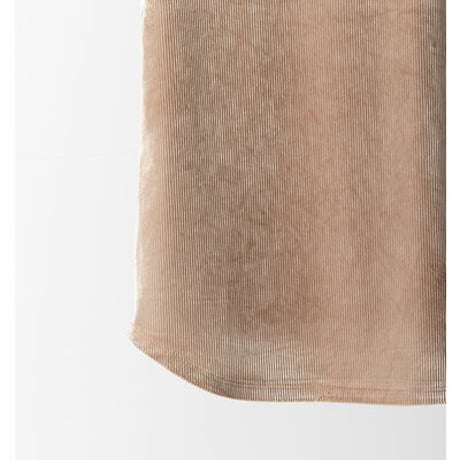 【YENN】[Y263-82088] VELVET SHORT SLV TEE