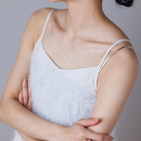 【CHIGNON】[0053-427SH] Wﾗｲﾝｺｰﾄﾞﾌﾞﾗｽﾄﾗｯﾌﾟ