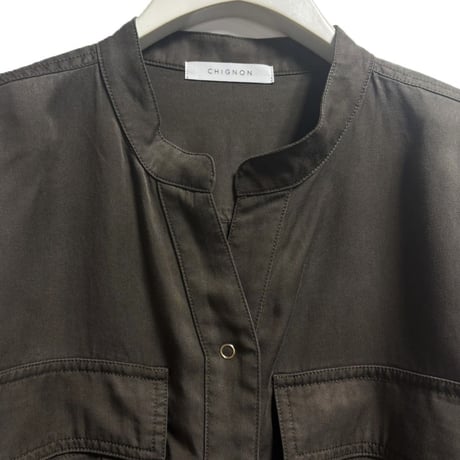【CHIGNON】[1554-048KK] ﾎﾟｹｯﾄﾃﾞｻﾞｲﾝ加工SH