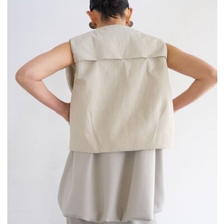 【YENN】[Y263-42094] PUFFY MILITARY VEST