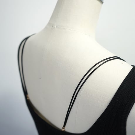 【CHIGNON】[0053-427SH] Wﾗｲﾝｺｰﾄﾞﾌﾞﾗｽﾄﾗｯﾌﾟ