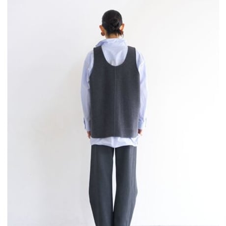 【YENN】[Y263-41104] W FACE OVER VEST