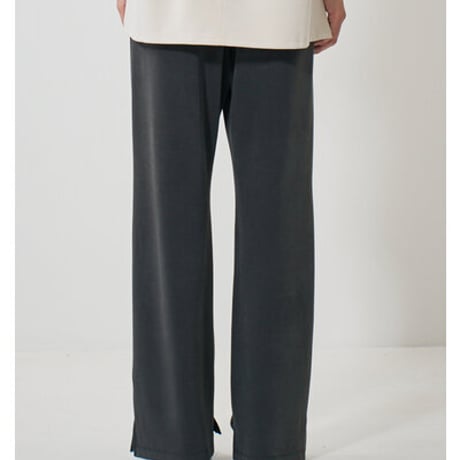 【YENN】[Y261-32022] SIDE SLIT SLACKS
