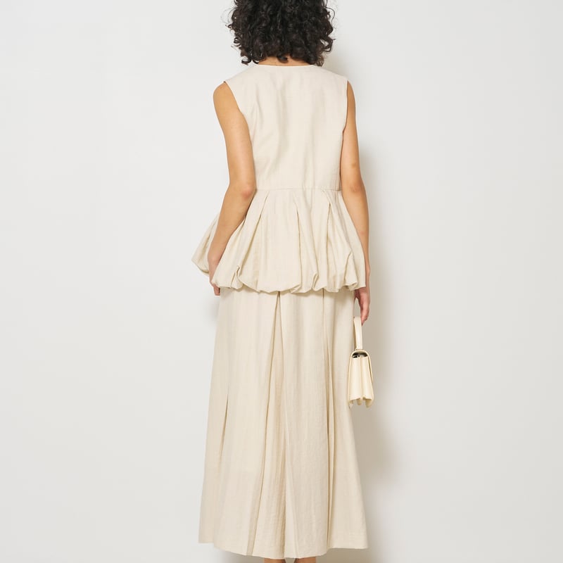 スカート Mewl】[M251-33119] ﾘﾈﾝ混ｽｶｰﾄPT | CUTE DEUX ONLIN