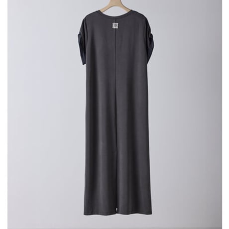 【YENN】[Y261-52021] EYELETS TEE DRESS