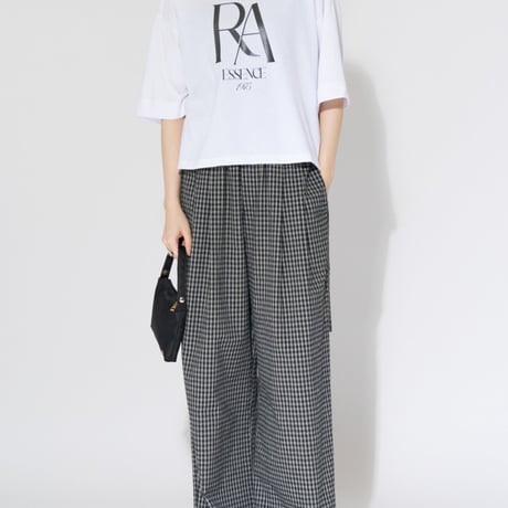 【CHIGNON】[8464-152KK] "RA"ﾌﾟﾘﾝﾄTEE