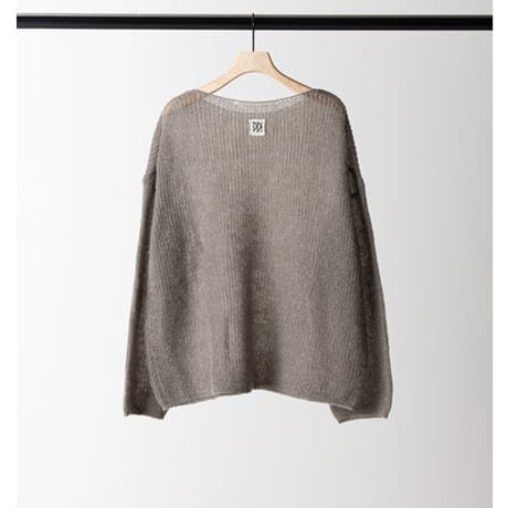 [Y263-91101] SHEER MOHAIR KNIT PO