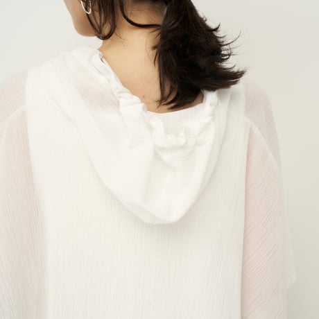【CHIGNON】[1262-305KK] ｼｱｰﾒｯｼｭﾎﾟﾝﾁｮTOPS