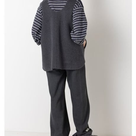 【YENN】[Y263-41104] W FACE OVER VEST